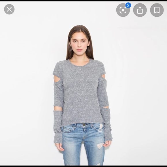Generation Love Tops - Generation Love Regina Cut Out Sweatshirt